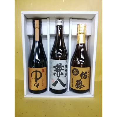兼八　中々　佐藤麦　720ml 3本セット　ギフトセット 楽天市場】送料無料 人気 麦焼酎 720 ml×3本セット 佐藤 麦 中々