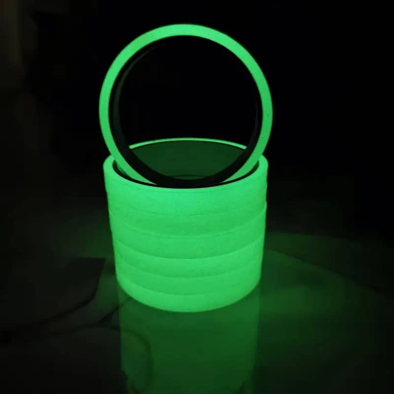 SCHMIDT Radium Glow in The Dark Tape,20mm Width X 3 Meters Length, Waterproof Glow Tape Glow in The Dark, Luminous Tape, Fluorescent Tape, Glow in Dark Duct Tape Pack Of (1)