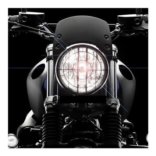 Couvercle protection calandre contre fissures phare moto NINE T