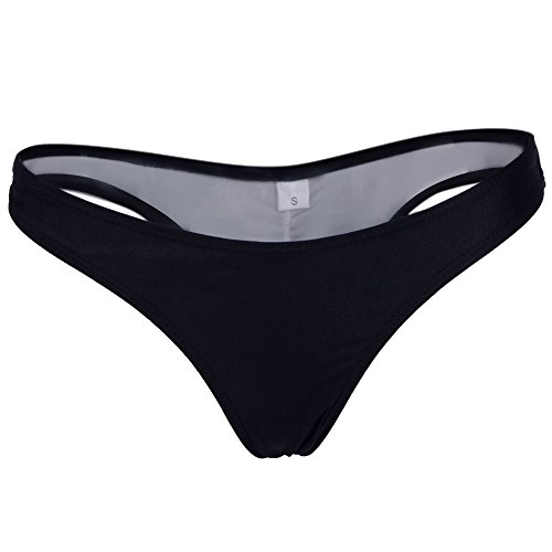 Women Sexy Lady Brazilian V-Style Ruched Ruffle Cheeky Bikini Bottom Thong Hot Summer Beachwear3