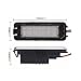 2pcs Car License Plate Light for Volkswagen VW Golf GTI CC Eos Scirocco Beetle Phaeton Rabbit Passat Error Free 3W 18 Led White Rear License Tag Lights Rear Number Plate Lamp Direct Replacement