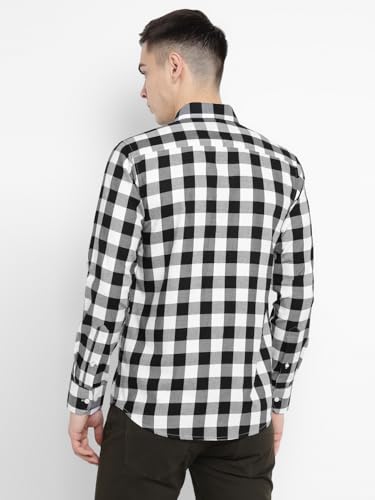 Image of Allen Cooper Checks Shirts for Men - 100% Cotton Comfort Fit Casual and Formal Shirt - Breathable, Soft, Classic Style (Multiple Colors)
