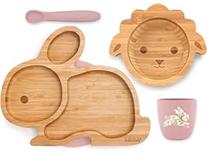Koko Kids Bamboo Geschirrset Hase & Lamm