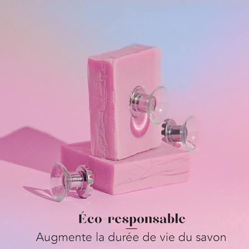 Porte-Savon Aimanté Inox Ventouse Puissante Original Cup