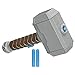 Avengers NERF Power Moves Marvel Thor Hammer Strike Hammer NERF Dart-Launching Toy for Kids Roleplay, Toys for Kids Ages 5 and Up