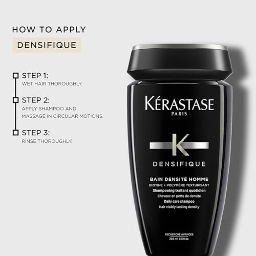 Image of Kerastase Densifique Densite Homme Shampoo for Men 250ml | For Thin Hair | Thickening Formula | Volumizing | Infused with Biotin and Taurine