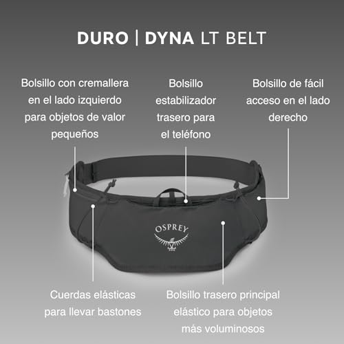 Cinturón running Osprey Duro Dyna LT correa ligera para deporte outdoor mixto 3
