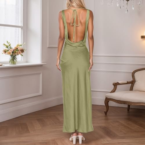 Robe chic de cérémonie au drapé fluide d'une élégance absolue pour soirée