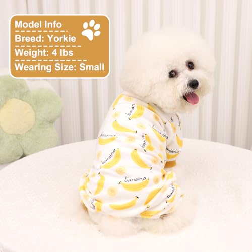 Pijama para Perros Pequeños Yikeyo, Algodón, Comfort miniatura 6