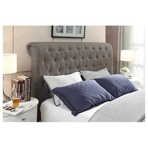 Modus Royal Tufted Full Headboard in Dolphin