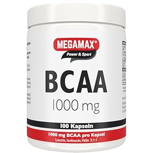 MEGAMAX BCAA 1,200mg Branched Chain Amino Acids 100 Tablets (220g).
