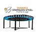 Leaps and Rebounds Fitness Trampoline, 40-inch or 48-inch |Adults and Kids Rebounder for Indoor and Outdoor, Up to 270 lbs | Lifetime Warranty | Low Impact Cardio and Easy Home Workout