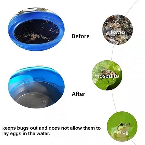 2PCS-Rain-Barrel-Mesh-Cover-Tank-Mesh-Protector-Water-Collection-Buckets-Barrels-About-374-Inch-Netting-Screen-for-Keeping-Mosquitoes-Leaves-Debris-Outdoor-Garden