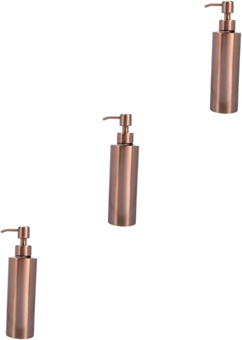 Zerodeko Pack of 3 304 Empty Shampoo Bottle Soap Dispenser Liquid Pump