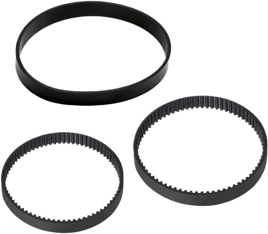 3 Pcs Vacuum Belts Replacement Compatible with Bissell ProHeat 2X Revolution Pet Pro Cleaner,Fit Models: 1986, 1964, 2007, 2007P Series