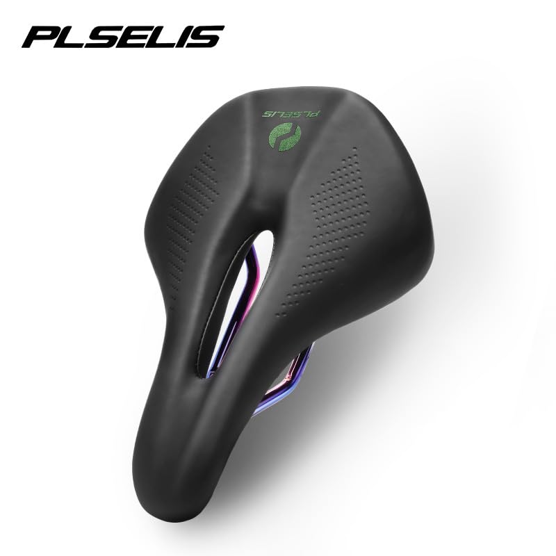 Amazon | PLSELIS コンフォートバイクサドル PUレザー ソフトフォーム