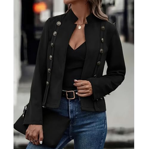 Cropped Jacket Women Faux Suede Jacket Women Casual Long Sleeve Blazer Jackets Lightweight Moto Jackets Fall Outfits2