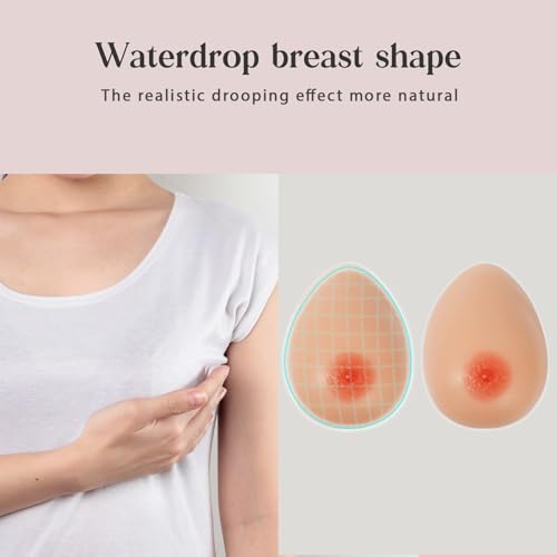 Image of Windsleeping Silicone Breast Forms Mastectomy Prosthesis Fake Boobs Breast Enhancers for Crossdresser Cosplay