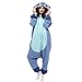 ROYAL WIND Adult Onesie Pajama Halloween Costumes for Adult and Teenagers Blue S