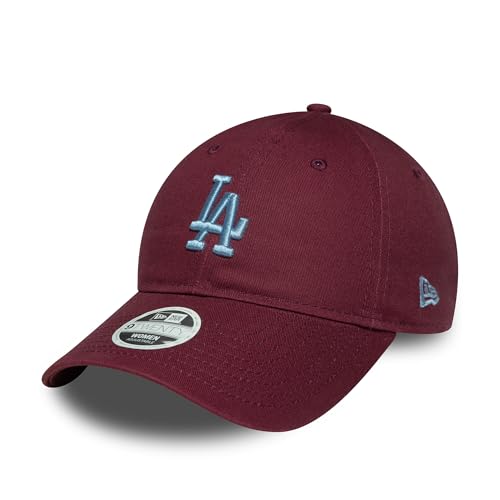 New Era 9Twenty League Essential MLB Los Angeles Dodgers Berretto da baseball rosso scuro