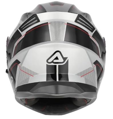 Casco Modular Acerbis Serel 22-06 Blanco y Rojo - 0025201.314 Talla M