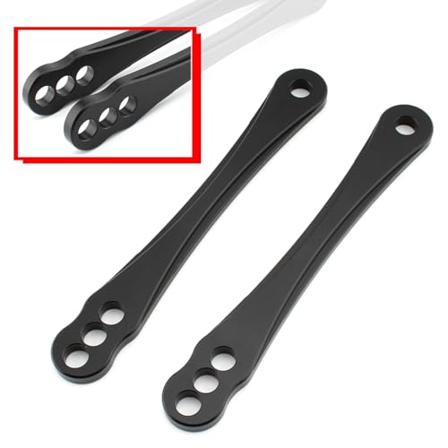 Konforhom Kit de 2 peças de links de rebaixamento traseiro para Yamaha YZF-R6 YZF R6 2006-2016 Suspe