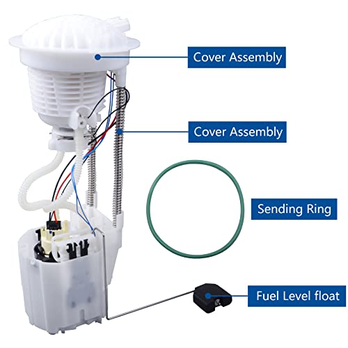 Advanex Fuel Pump Module Assembly Compatible With Chrysler, 04-06 Dodge Ram 1500 Replaces Oe E7186M P76259M #TOP1