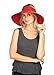 2 PCS Women Sun Visor Hats Beach - Foldable Roll Up Wide Brim Bowknot Summer Straw Hat Cap Cruise wear for Womens