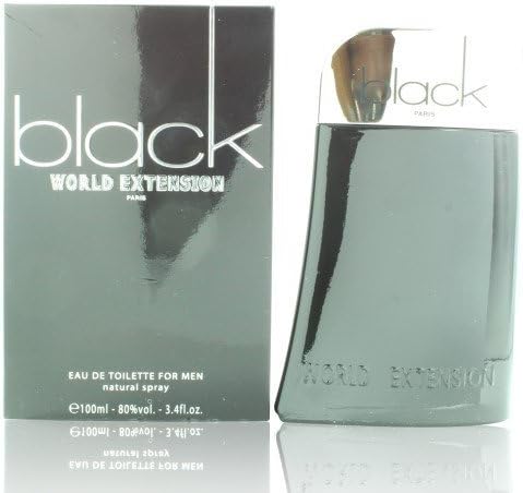 World Extension Black Cologne By Viviane Vendelle 3.4 Oz Cologne Spray For Men