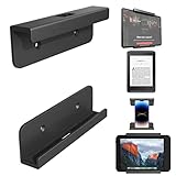 【Support Mural pour Tablette】Contient 2 supports muraux pour tablette, 3 adhésifs double face, 4 vis, 4 chevilles d'expansion, 4 tampons EVA et 1 mousqueton pour téléphones portables. Ce support pour tablette vous aide à économiser de l'espace et à garder votre appareil organisé. Ajustez la distance entre les deux supports pour l'adapter à votre appareil.