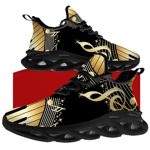 Men's Women's Music Note Shoes Music Sheet Sneakers Tennis Shoes Gifts for Men Women4