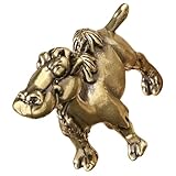 Figurines d'animaux en laiton : stables et résistantes au renversement, elles peuvent être utilisées en toute tranquillité sur votre bureau, une armoire, dans votre bureau, etc
