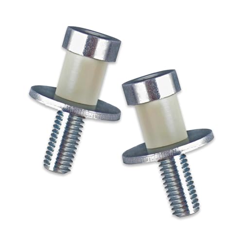 Jewkot 2 PCS Car Front Door Edge Bolts, Stainless Steel Front Door Lock Striker Adapter Re