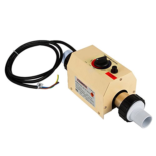 Ztopia Pool Swimming Water Heater 220V 2KW Thermostat Spa Heater Electric Pool Heater Water Temperature Controller (1.8 inch)