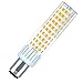 Produktbild 7117 B15D Lampe Dimmbar,B15D LED Glühbirne,B15D LED Leuchtmittel,B15 LED Lampe Birne,LED Lampe B15D 10W Ersatz 100W B15D Halogenlampe,230V,360°Abstrahlwinkel, CRI> 90Ra,Warmweiß 2700 K (1er-Pack)