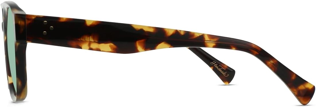 RAEN - Rifka - Unisex Aviator Rectangular Sunglasses UV Protection - Scout Tortoise/Moonmist Lens (Size 54 MM)