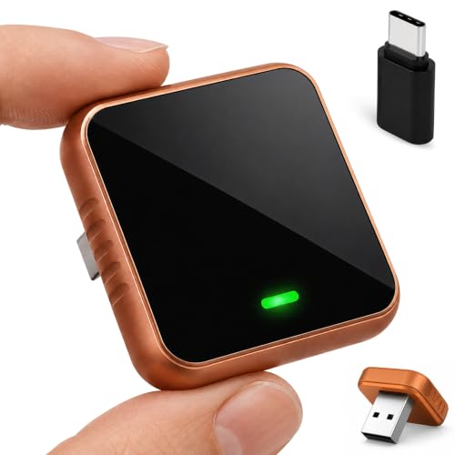 Auvra Adaptador CarPlay Inalámbrico y Android Auto, USB-A/USB-C para Coche