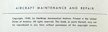 Hardcover Aircraft Maintenance and Repair Book