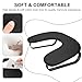 Arm Rest for Nails Tech,U-shaped Manicure Nail Arm Rest Stand,Cleanable Leather Hand Rest Pillow for Acrylic Nails Salon Home,Aluminum Alloy Holder,Anti-slip Pads