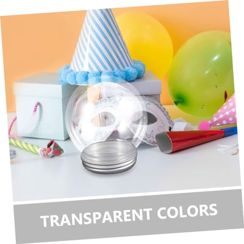 Bolas transparentes de plástico ULTECHNOVO de 150ml para decoración navideña 3