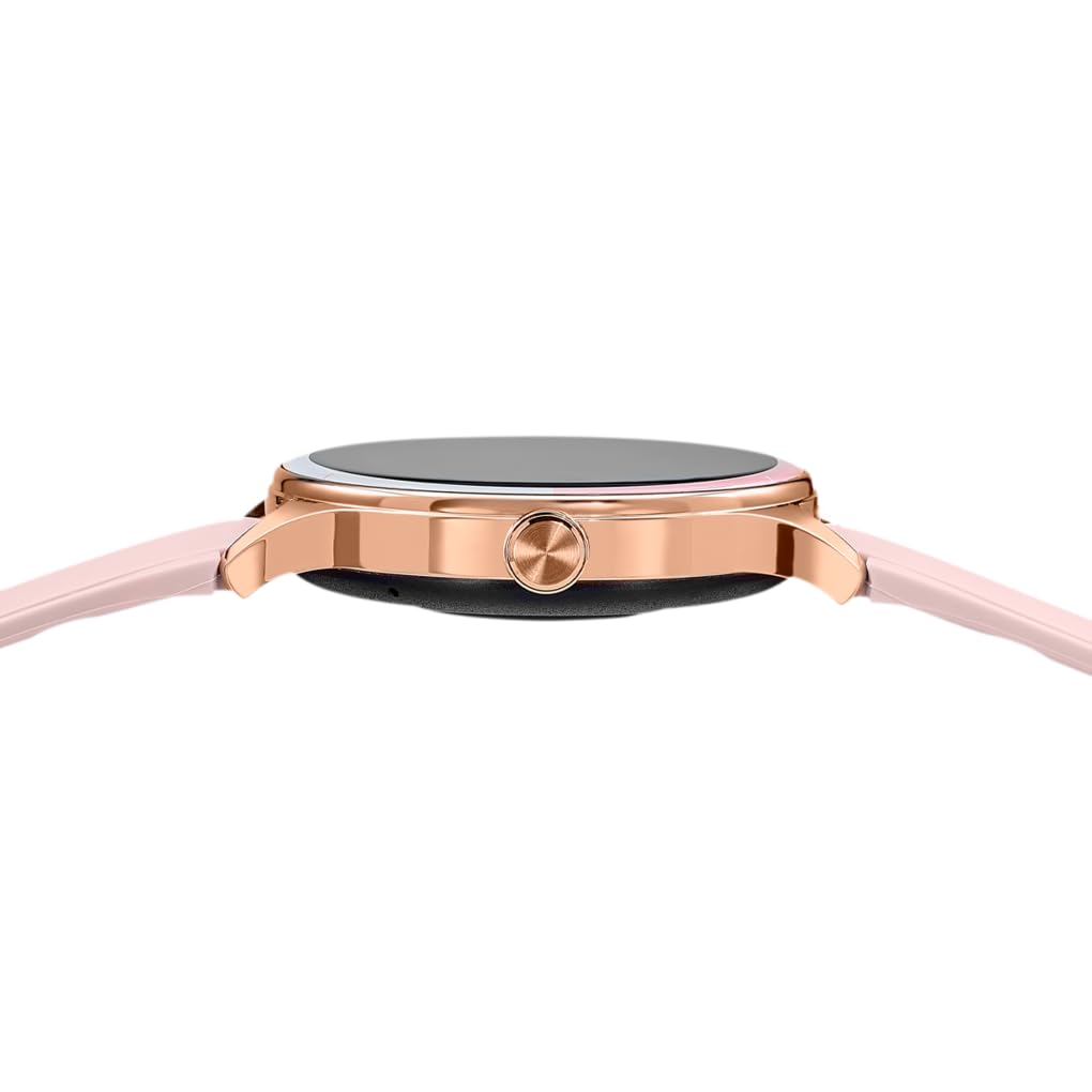LOTUS Smartwatch Homme Femme Montre Connectée Unisexe Bracelet Silicone Rose Étanche IP65 Commande Vocale IA Musique Podomètre Suivi du Sommeil