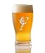 1 kieliszek do piwa tulipana z wzorem rugby