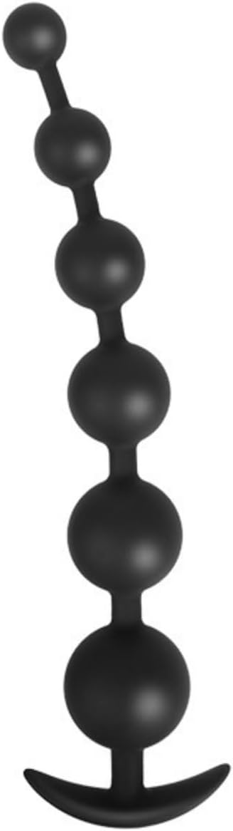 Silicone Anal Beads Dilator with 7 Balls,Big Annals Balls,Long Ass Anus But Butt Plug,Analplug Buttplug Butplug,Analsex Prostate Sex Toys for Men Women Couples Black XL 320Mm