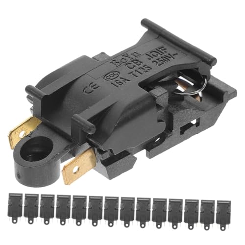 iplusmile 15 Piezas De Hervidor Eléctrico Tetera Control De Temperatura Hervidor De Agua Control De Temperatura Piezas De Electrodomésticos Calentador De Agua Interruptor Térmico Abs