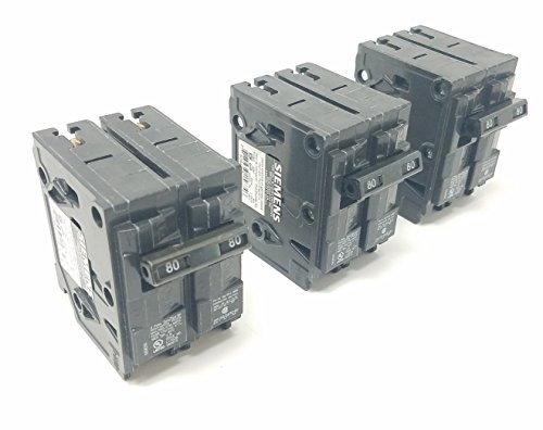 Image of Siemens Q280 3PK 80 Amp Double Pole Type QP Circuit Breaker (Pack of 3)