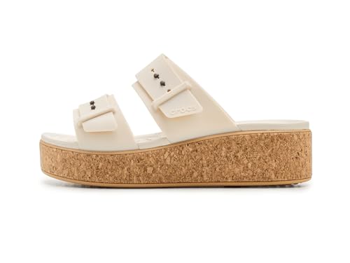 Image of Crocs Women's Brooklyn Cork Buckle Sandals