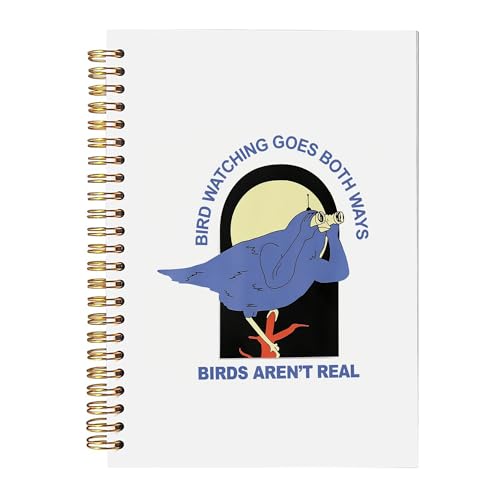 Carnet à spirale oiseaux 14x21 cm pour l'observation des espèces