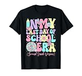 Groovy in My Last Day of School Era Second Grade Graduation T-Shirt