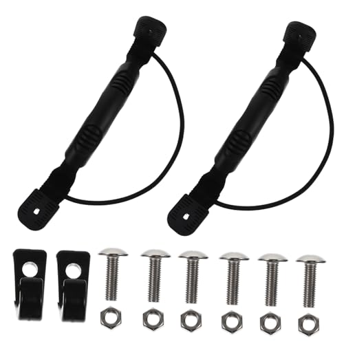 WOONEKY 製軽量カヤックプルハンドル 耐久性交換用ボートアクセサリー 休?外独木舟用携帯便利なサイドマウントハンドル