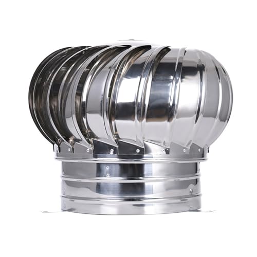 Extractor de acero inoxidable para chimeneas de 150mm con diseño silencioso